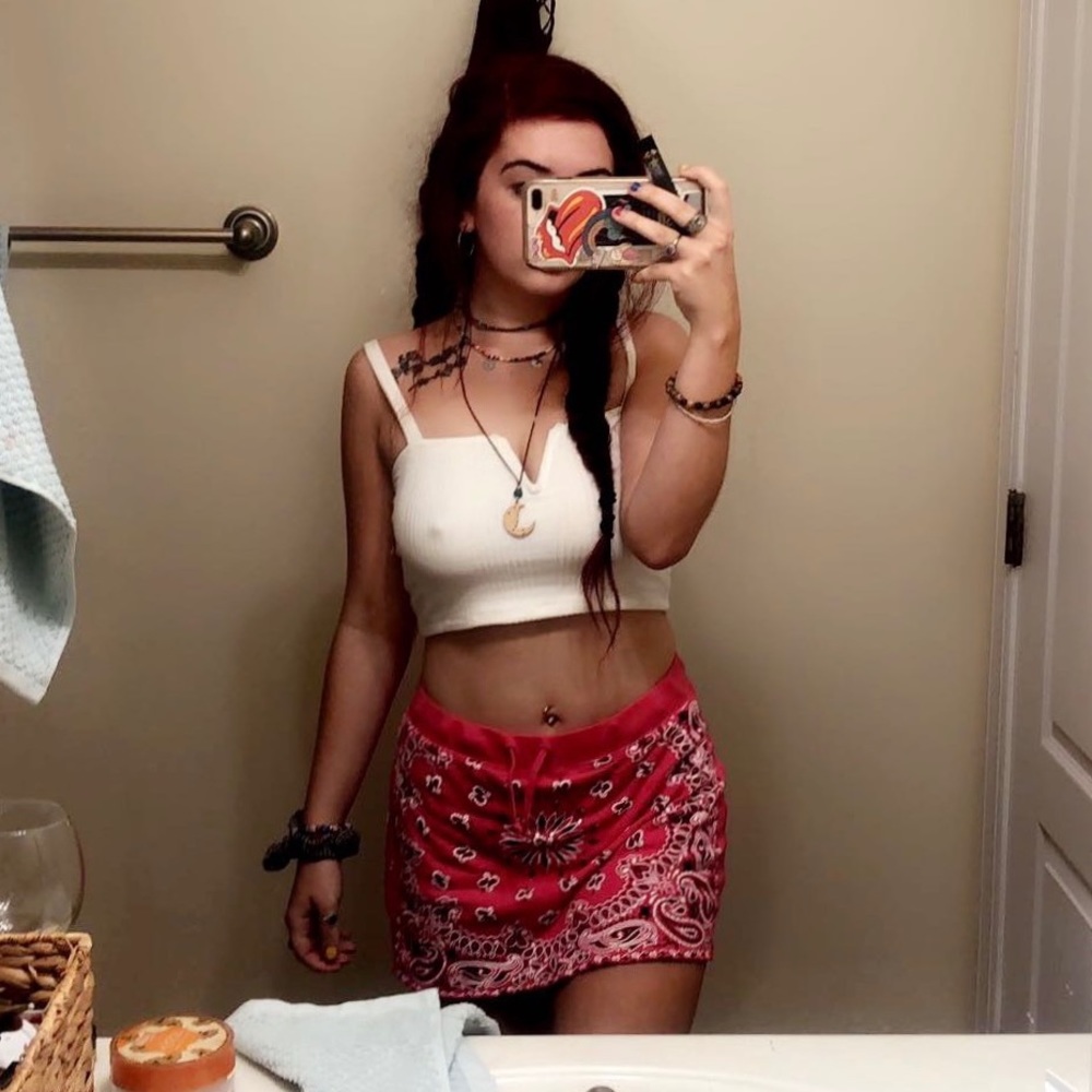 Pink Mini Skirt